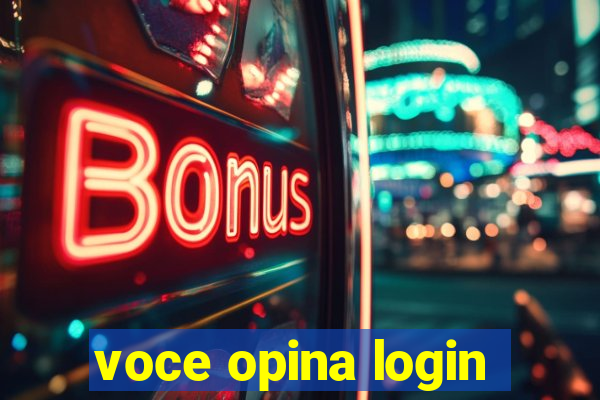 voce opina login